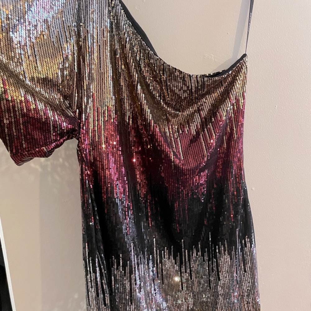 Bisou metallic dress
